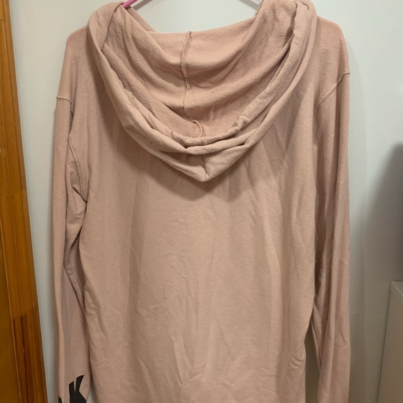 VICTORIA SECRET PINK ZIP UP HOODIE (OVERSIZED) - Picture 3 of 4